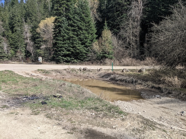Ohio Match Rd. and FSR 437, April 17, 2025 (Photo by Greg Hill)